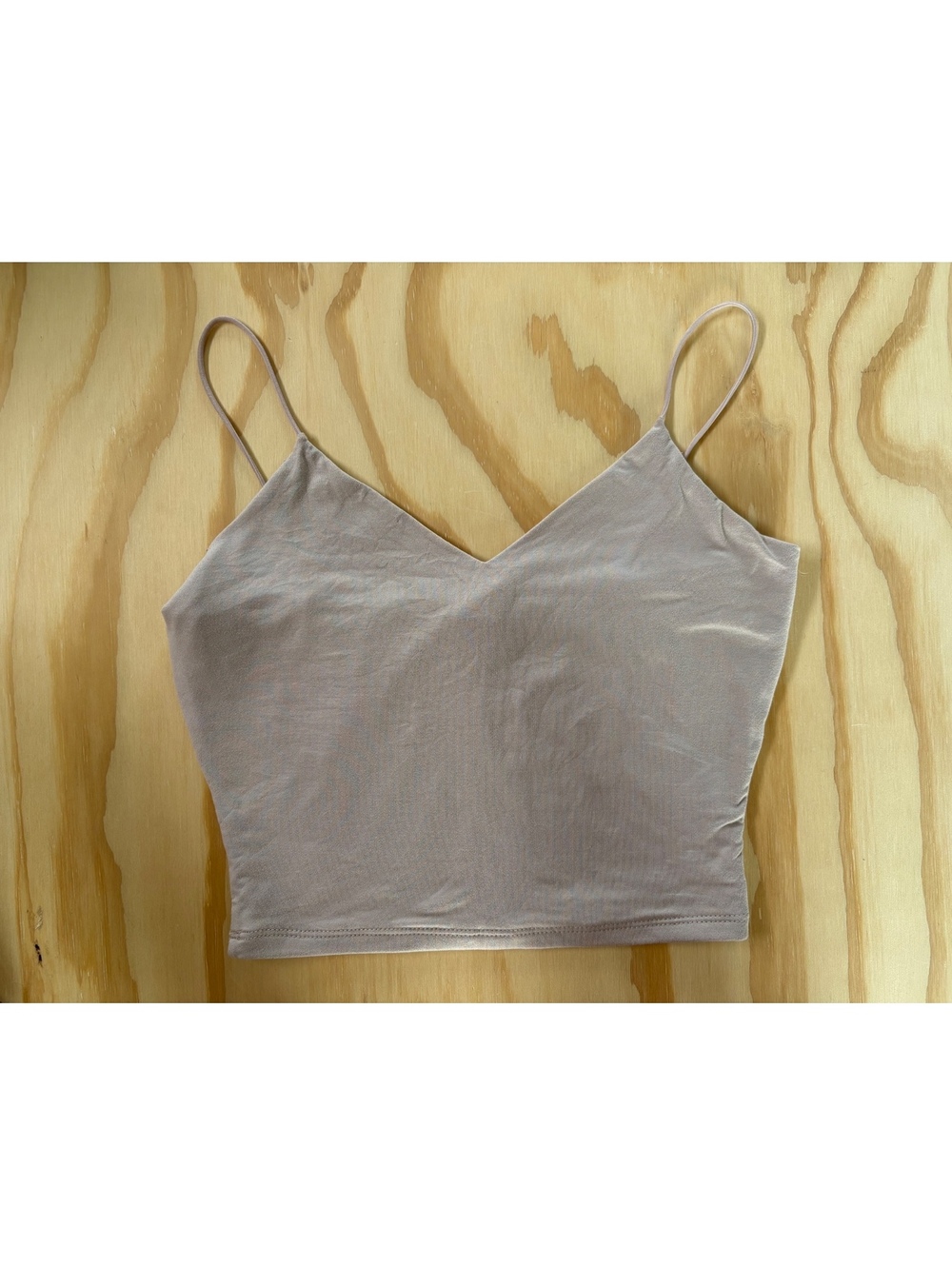 Windsor Seamless Cropped Cami Tank Top Blush Nude Spaghetti Strap Women’s S?